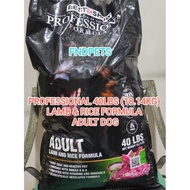 PROFESSIONAL BEST IN SHOW 40LBS (18.14KG) LAMB & RICE FORMULA ADULT DOG