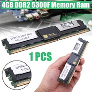 ใหม่1ชิ้น DDR2 4กิกะไบต์ PC2-5300F 667เมกะเฮิร์ตซ์1.8โวลต์ ECC เซิร์ฟเวอร์โมดูลหน่วยความจำ240-PIN CL