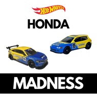 HOT WHEELS HONDA CIVIC EK9 EG6 EF MADNESS