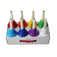 Alf Musical Instruments Eight-Tone Hand Rattle Children's Touch Clock 8-Tone Class Bell Tone Clock 8