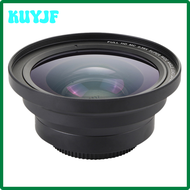 KUYJF Professional 37mm Macro + 72mm Wide Angle Lens 0.39X Full HD for 4K Camcorder HETZF