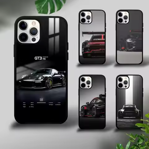 Luxury Sports GT3-RS Car-911 Phone Case For iPhone 16 15 14 13 12 11 Pro Xs Max Mini Plus Celulares 