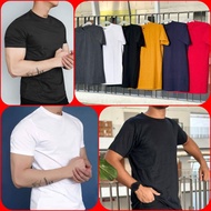 Short Sleeve Kosong T-shirt, (Unisex, Kain 💯% cotton)