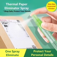 (SG SELLER) Privacy Spray Thermal Paper Eliminator Identity Theft Protection Security Guard For Parc