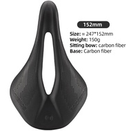 ROCKBROS Carbon Fiber Bicycle Seat Saddle Ultralight Professional Racing Road Bike Hollow-carved Cushion Cycling Accessories