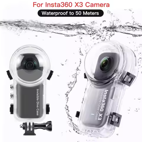 Invisible Dive Case For Insta360 X3 Waterproof Protector 2023 New For Insta 360 X3 Underwater 50M Di