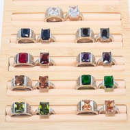 KIRANA SERIES Couple Ring/Cincin Pasangan Silver Plated Adjustable Size EzWardrobe-Hadiah Gift Woman