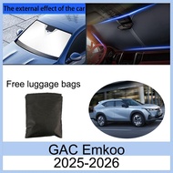Sun Shade Car For GAC Emkoo 2025-2026 Windshield Front SunShade Foldable 汽車遮陽罩 Accessories