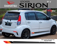 STICKER DAIHATSU SIRION AKSESORIS DAIHATSU SIRION