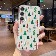 Transparent Tpu SILICONE Soft Case Tree For Samsung A15 A05S S24FE A35 A05 S24Ultra A55 A54 A04E S23