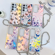Butterfly TPU Battery Cover Case For Galaxy Samsung S24Ultra S22Ultra S23Plus S23Ultra S24 A15 A54 A