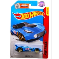 Hot Wheels Corvette C7 R Blue Track Stars