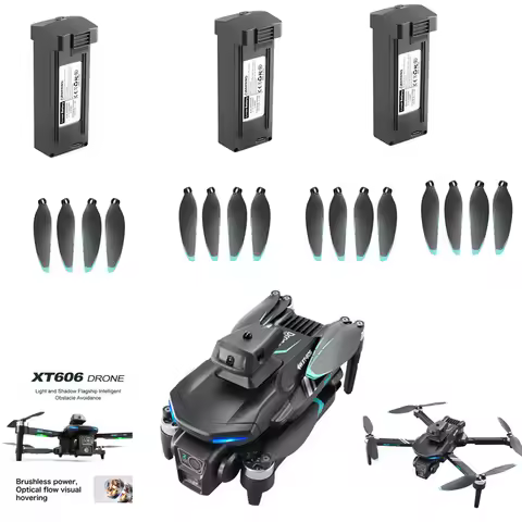 XT606 Brushless Aerial Foldable Remote Control RC Drone Quadcopter Spare Parts Accessories 3.7V 1200