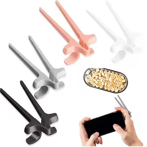 4Pcs Finger Chopsticks Snack Chopsticks for Gamers Fun Chopsticks Gamer Chopsticks Snack Clips Gamep