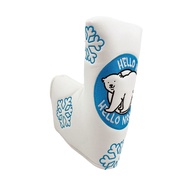 Golf Putter Cover Magnetic Mallet Putter Cover Golf Club Putter Sleeve Cute Polar Bear Design Blade