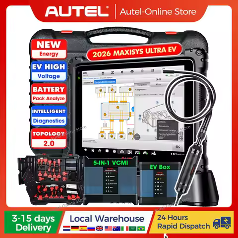 Autel MaxiSYS Ultra EV Intelligent Scanner, High-Voltage System & Battery Pack Analyze Tool, 5IN1 VC