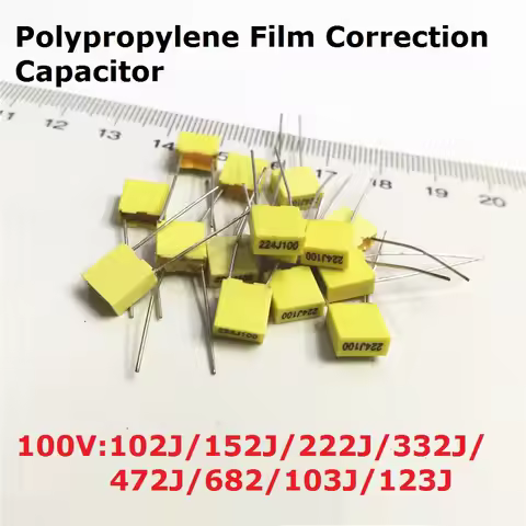 20PC Polypropylene Film Capacitor 100V 102J100 152J100 222J100 332J100 472J100 682J100 103J100 123J1