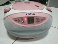 粉紅可愛 KOLIN歌林 手提式CD音響 KCD-WDC07 二手良品