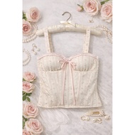 KATHERINE | Esther Top | Esther ribbon corset top