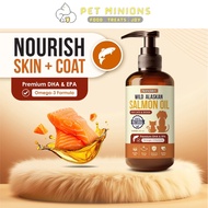 Nanovet Wild Alaskan Salmon Oil For Cat and Dog 100ml & 250ml | Skin And Coat | Omega 3 & 6