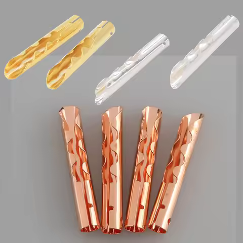 High Quality 12pcs VB432G Gold Sliver Copper Audio BFA Z-Type 4mm Banana Plug Speaker Cable Connecto