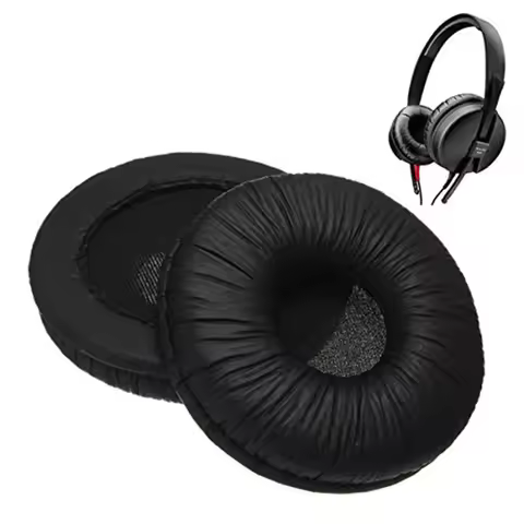 1 Pair Replacement Foam Ear Pads Pillow Earpads Cushions Covers Cups for Sennheiser HD25 HD25-1 HD25