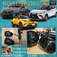 CAR FOG LAMP PROJECTOR LIGHT 2.0 INCH NEW TOYOTA CHR VIOS YARIS 2 TONE COLOUR