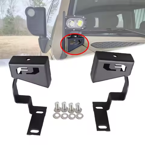 for FJ Cruiser LED Work Pods Light Mounting Brackets Hood Cowl Ditch Foglights Mount Bracket for Toy