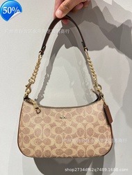 Koujia New Bag Teri24 Small Bag Old Flower Single Shoulder Underarm Bag Chain Mahjong Bag Crossbody