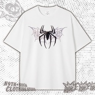 24H SHIP N9THNOVA Trendy Casual T-Shirt Dark Gothic Spiked Bat Print