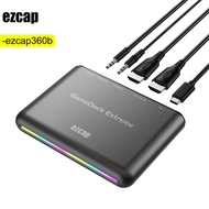 Ezcap360b 4K 60fps 1080p 120fps Recording HDMI Video Capture Card for PC Game Camera Live Streaming