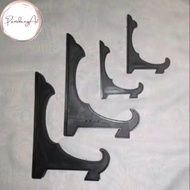 Plate legs stander/s support/s (black)