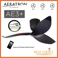 AERATRON AE3+ 43/50/60inch DC Motor Designer Ceiling Fan (Optional Wifi)