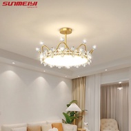 SUNMEIYI Modern Art Bedroom Ceiling Lamp Living Room Study Decor Ceiling Chandelier Kitchen Island C