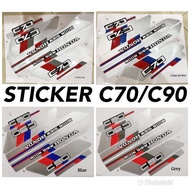 STICKER C70/C90/GBO/GBOJ STANDARD STICKER