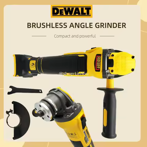 DEWALT DCG409 Cordless Angle Grinder 20V Brushless Motor Cutting Machine 9000RPM 125mm Cordless Port