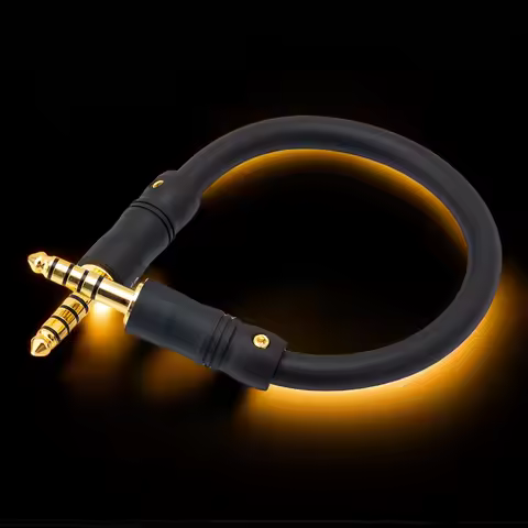 ■Japan Mogami Hifi OFC 4.4mm Balanced Male to 4.4mm Balanced Audio Adapter Cable Gold Plug 4.4 Male 
