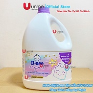 Nước giặt quần áo em bé D-nee 3000 ML - Dnee Sweet Dream (Smile Booster Series) hương thơm dịu nhẹ,