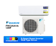 DAIKIN FTKC25AVA 1.0HP D-Smart Queen Inverter Wall Type Aircon