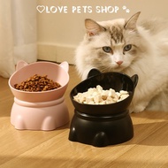 Chén ăn cho Chó Mèo chống gù lưng bằng nhựa PP - Love Pets Shop