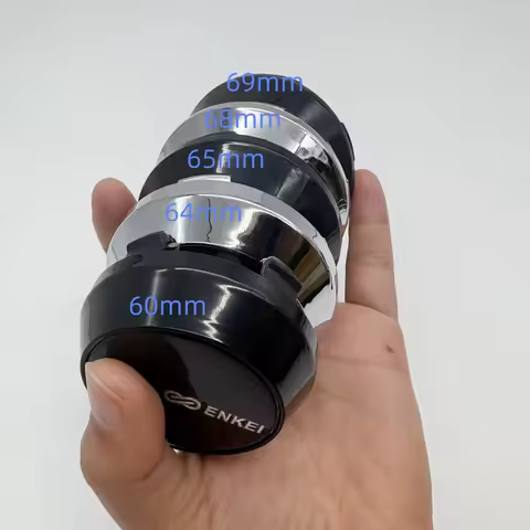4pcs 60mm 64mm 65mm 68mm 69mm Car Wheel Center Caps High Cap With ENKEI Emblem Logo Styling Accessor