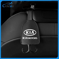 Ciscos Leather Car Seat Back Multifunctional Hook Car Interior Accessories For KIA Cerato Stonic K3 