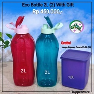 Eco bottle Botol minum 2 liter Tupperware