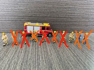 消防員人仔．可配合TINY微影消防處 消防車（細搶/升降台/泵車/鋼梯）