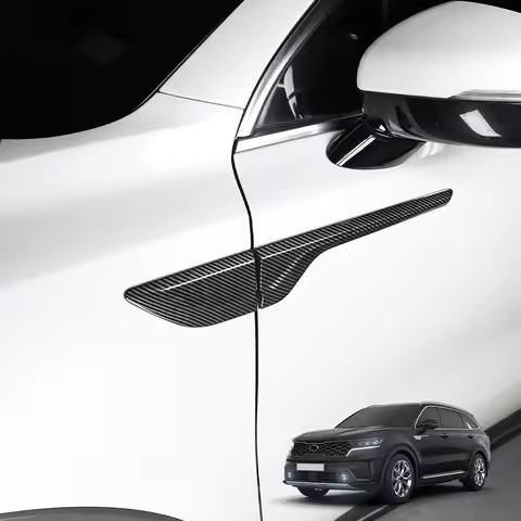 For Kia Sorento MQ4 2021-2023 /2024-2026 Exterior Style Leaf Plate Lid Stripe Car Side Body Panel De