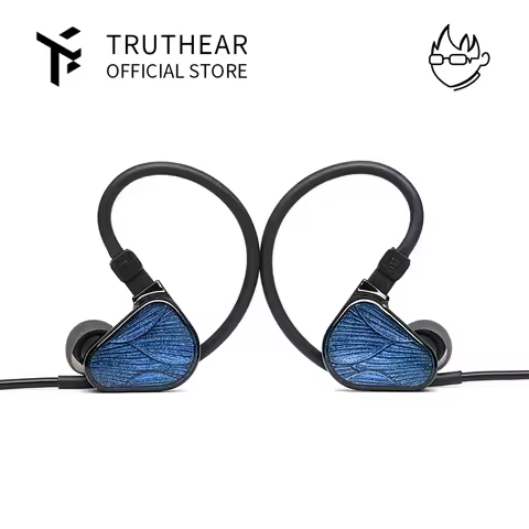 TRUTHEAR Zero:BLUE2 earphone Dual Dynamic Drivers lEMs with Detachable Cable in Ear Headphone 0.78mm