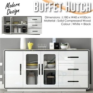 BUFFET HUTCH / SIDEBOARD WITH GLASS DOOR / BUFFET CABINET