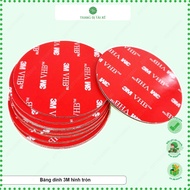 3M double-sided round sticker 2cm 2.5cm 3cm super adhesive 3m tape to attach gopro dash cam househol