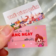 100 Milk tea loyalty cards, smoothie and beverage loyalty cards