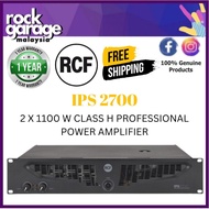 RCF IPS 2700 2 X 1100 W CLASS H PROFESSIONAL POWER AMPLIFIER ( IPS2700 / IPS-2700 )